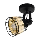 EGLO - WL/DL/1 E27 SCHWARZ/RATTAN 'ANWICK 1'