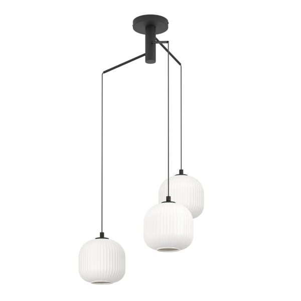 EGLO - HL/3 E27 Ø620 SCHWARZ/WEISS 'MANTUNALLE'