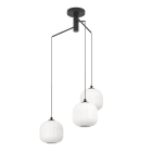 EGLO - HL/3 E27 Ø620 SCHWARZ/WEISS 'MANTUNALLE'