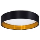 EGLO - LED-DL Ø380 SCHWARZ/GOLD 'MASERLO 2'
