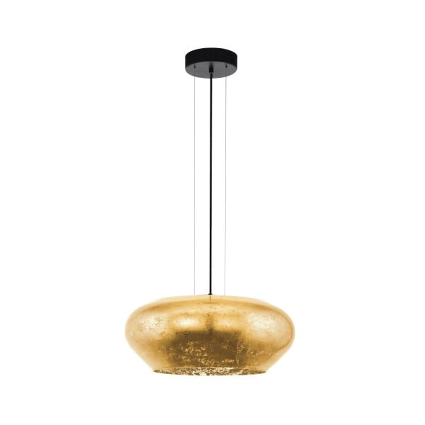 EGLO - HL/3 E27 Ø500 SCHWARZ/GOLDF.'PRIORAT'