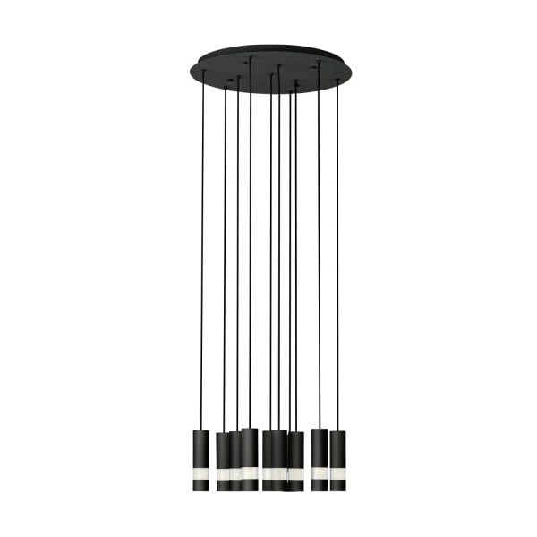 EGLO - HL/10 GU10 Ø580 SCHWARZ/KLAR 'BERNABETA'