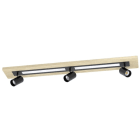 EGLO - LED-DL M.3XGU10 SW/HOLZ/WS 'TORRESTRALLE