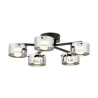 EGLO - LED-DL/5 SCHWARZ/SW-TRANSP.'COPILLOS'