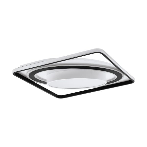 EGLO - LED-CCT-DL 460X460 WS/SCHWARZ BENALAURIA