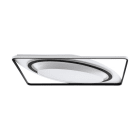 EGLO - LED-CCT-DL 950X650 WS/SCHWARZ BENALAURIA