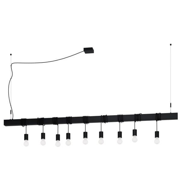 EGLO - HL/9 E27 SCHWARZ  TOWNSHEND-B