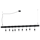 EGLO - HL/9 E27 SCHWARZ  TOWNSHEND-B