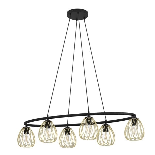 EGLO - HL/6 E27 SCHWARZ/MS-MATT JAZMINIA 1