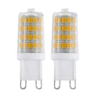 EGLO - LM-G9-SMD LED-STECKBIRNE 3W/320LM 3000K 2er-Set