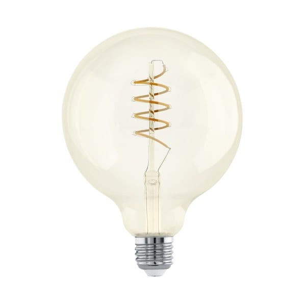 EGLO - LM-E27-LED GLOBE G125 GLAS AMBER 4W/270Lm 2200K
