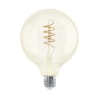 EGLO - LM-E27-LED GLOBE G125 GLAS AMBER 4W/270Lm 2200K