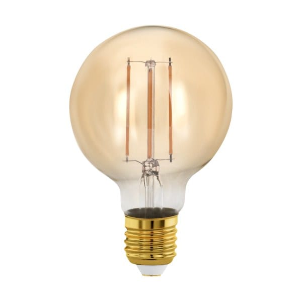 EGLO - LM-E27-LED-GLOBE G80 FILAMENT GOLDEN AGE 4W/300lm 1700k 1 STK - dimmbar
