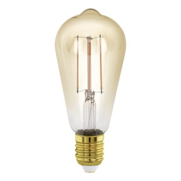 EGLO - LM-E27-LED-ST64 FILAMENT GOLDEN AGE 4W/300lm 1700k 1 STK - dimmbar