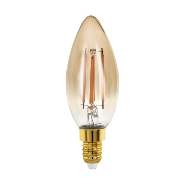 EGLO - LM-E14-LED-KERZE FILAMENT GOLDEN AGE 4W/300lm 1700k 1 STK - dimmbar