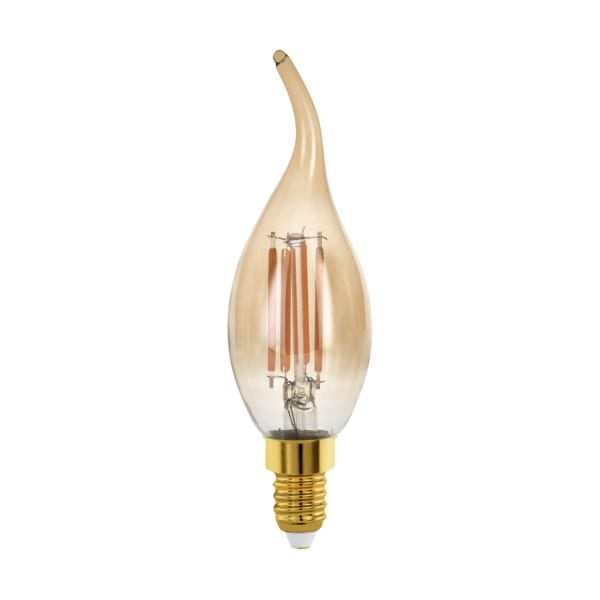 EGLO - LM-E14-LED-WINDSTOSSKERZE FILAMENT GOLDEN AGE 4W/300lm 1700k 1 STK - dimmbar
