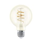 EGLO - LM-E27-LED GLOBE G80 GLAS AMBER 4W/270Lm 2200K