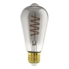 EGLO - LM-E27 LED E27 ST64 4W/100LM 2000K GLAS BEDAMPFT SCHWARZ TRANSPARENT-DIMMBAR