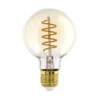 EGLO - LM-E27 LED GLOBE G80 4W/245LM 2000K GLAS AMBER - DIMMBAR