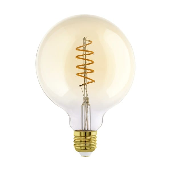 EGLO - LM-E27 LED E27 G125 4W/245LM 2000K GLAS AMBER - DIMMBAR