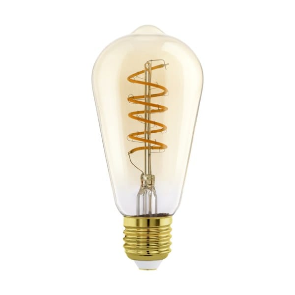 EGLO - LM-E27 LED ST64 4W/245LM 2000K GLAS AMBER - DIMMBAR