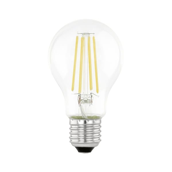 EGLO - LED LEUCHTMITTEL E27 A60 7W/806LM GLAS KLAR DAY&NIGHT SENSOR