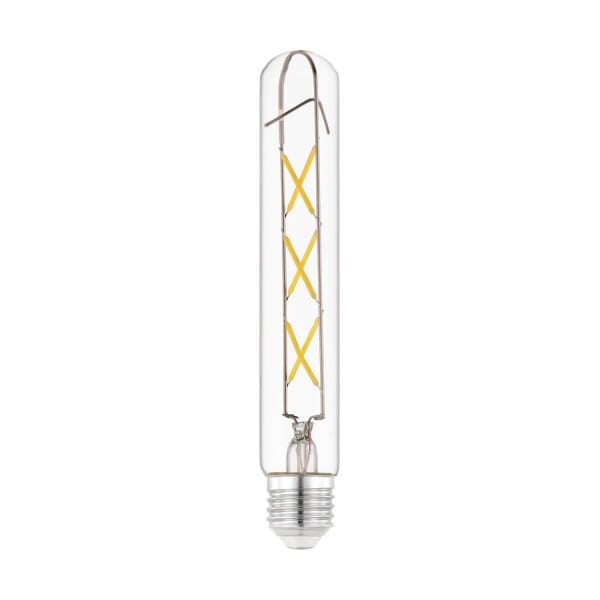 EGLO - LM-E27-LED-T30 FILAMENT X ZIGZAG GLAS KLAR 4W/470lm 2700K
