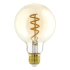 EGLO - LM-E27-LED GLOBE G60 4W/145LM 2000K GLAS AMBER - DIMMBAR