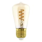 EGLO - LM-E27-LED ST48 4W/145LM 2000K GLAS AMBER - DIMMBAR