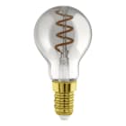 EGLO - LM-E14-LED ILLU P45 4W/100LM 2000K GLAS BEDAMPFT SCHWARZ TRANSPARENT - DIMMBAR
