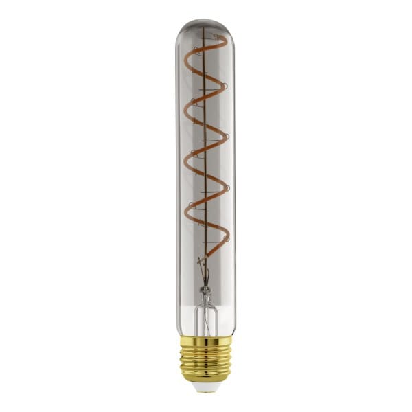 EGLO - LM-E27-LED-T30 4W/50LM 1700K  GLAS BEDAMPFT SCHWARZ TRANSPARENT - DIMMBAR