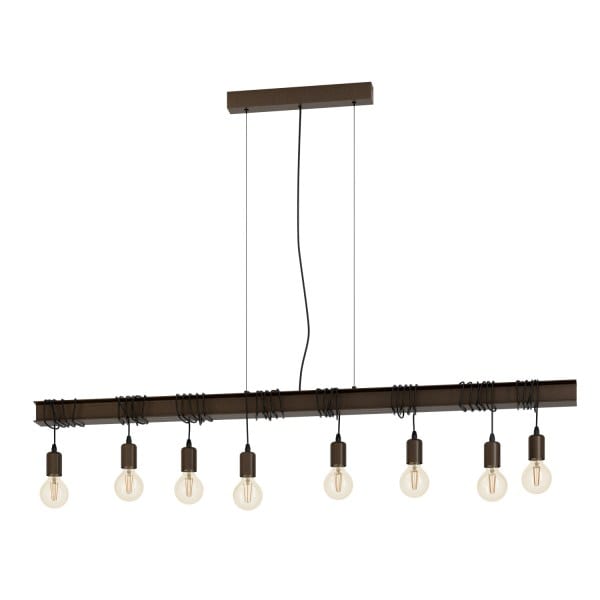 EGLO - HL/8 E27 BRAUN-ANTIK 'TOWNSHEND 4'