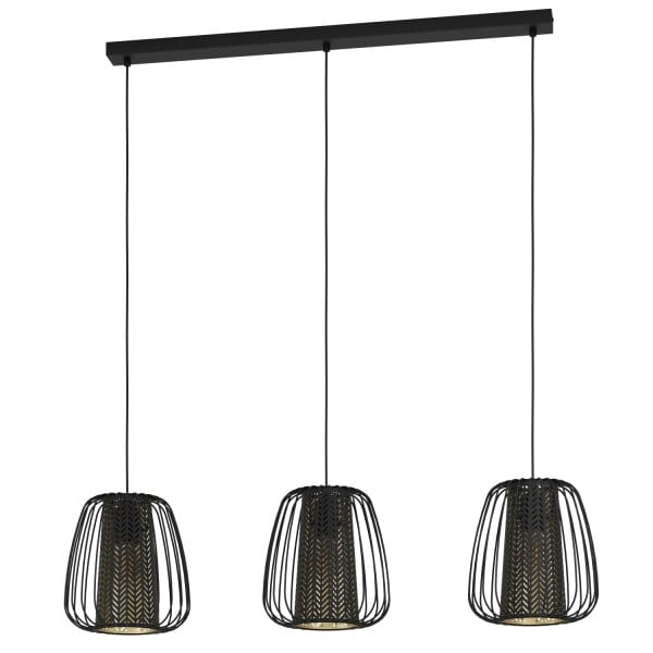 EGLO - HL/3 E27 SW/SCHWARZ-GOLD 'CURASAO'