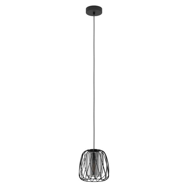 EGLO - HL/1 E27 SCHWARZ/SW-TRANSP.'FLORESTA'