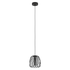 EGLO - HL/1 E27 SCHWARZ/SW-TRANSP.'FLORESTA'