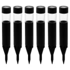 EGLO - SET 6XLED-SOLAR-ERDSPIESS SCHWARZ