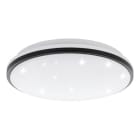 EGLO - LED-DL Ø340 WS/SCHWARZ/KRISTALLEFFEKT