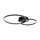 EGLO - LED-DL/WL 24W -3000K SCHWARZ-WEISS/CHROM