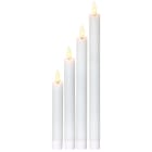 EGLO - SET 4XLED-KERZE WEISS VERSCH.GRÖSSEN