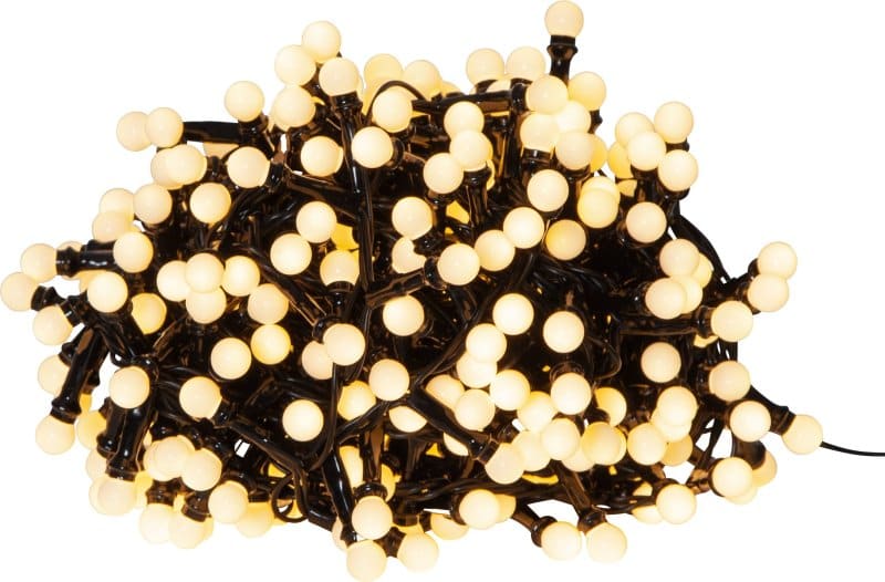 EGLO - LED-LICHTERKETTE/300 L-6000 SCHWARZ/WEIS