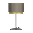 EGLO - Tischleuchte/1 E27 CAPPUCCINO/SCHWARZ 'MARCHENA'