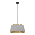 EGLO - Pendelleuchte/3 E27 SW/MS-GEB/GRAU-MS 'ALMERIMAR'