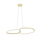 EGLO - LED Pendelleuchte MESSING/WEISS 'LODOSA'