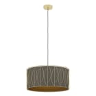 EGLO - Pendelleuchte/1 E27 GOLD/CAPPUCCINO-MS 'COROJAL'