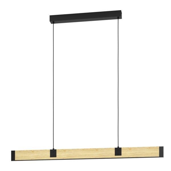 EGLO - LED-HL SCHWARZ/BRAUN 'CAMINARRO'