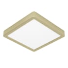 EGLO - LED-AUFBAULEUCHTE  210X210 MESSING-GEB. 16W-1800LM/3000K 'FUEVA 5'