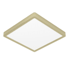 EGLO - LED-AUFBAULEUCHTE 285X285 MESSING-GEB. 21W-2200LM/3000K 'FUEVA 5'