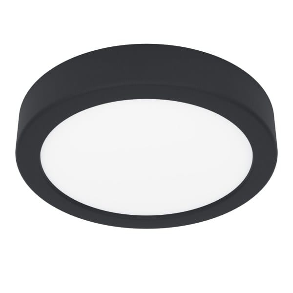 EGLO - LED AUFBAULEUCHTE 11W DM160 SCHWARZ WEISS 'FUEVA 5' IP44
