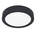 EGLO - LED AUFBAULEUCHTE 11W DM160 SCHWARZ WEISS 'FUEVA 5' IP44