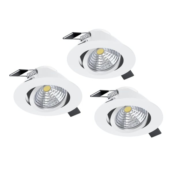 EGLO - SET 3XLED-EINBAUSPOT WS 4000K BEWEGLICH DIMMBAR